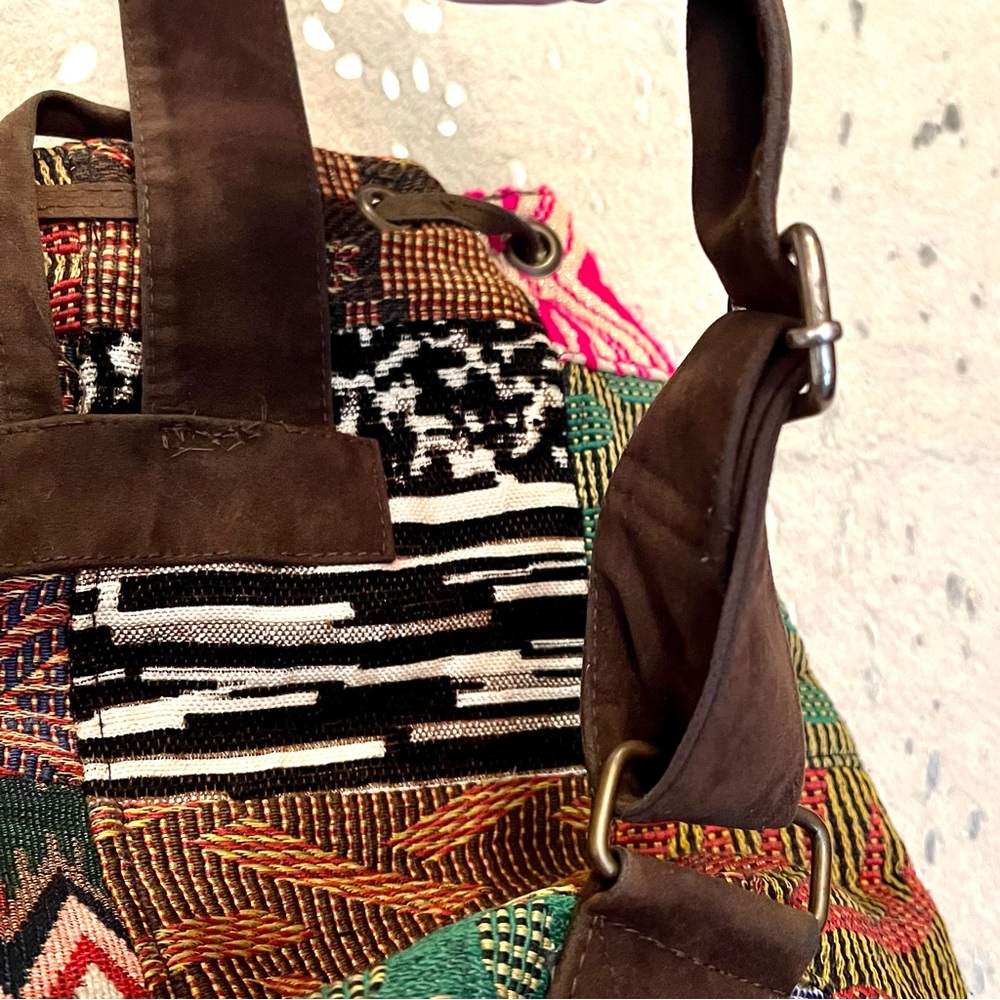 Anthro x RAJ Patchwork Leather Backpack - Picture 12 of 16